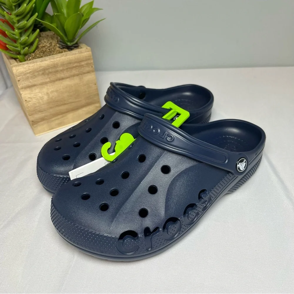 CROCS Baya Clog Navy Shoes J 6 Unisex